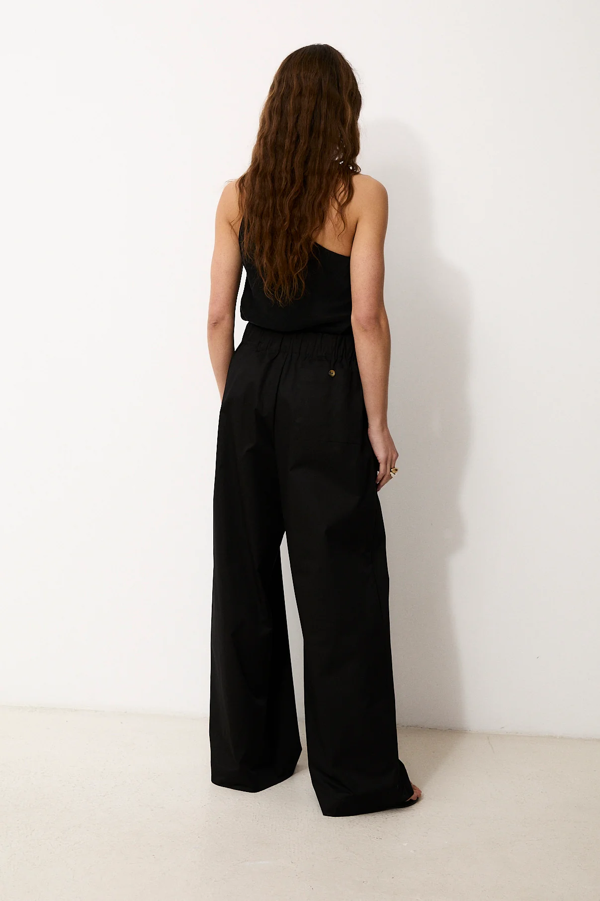 SILVA | Black Poplin Trousers - Image 5