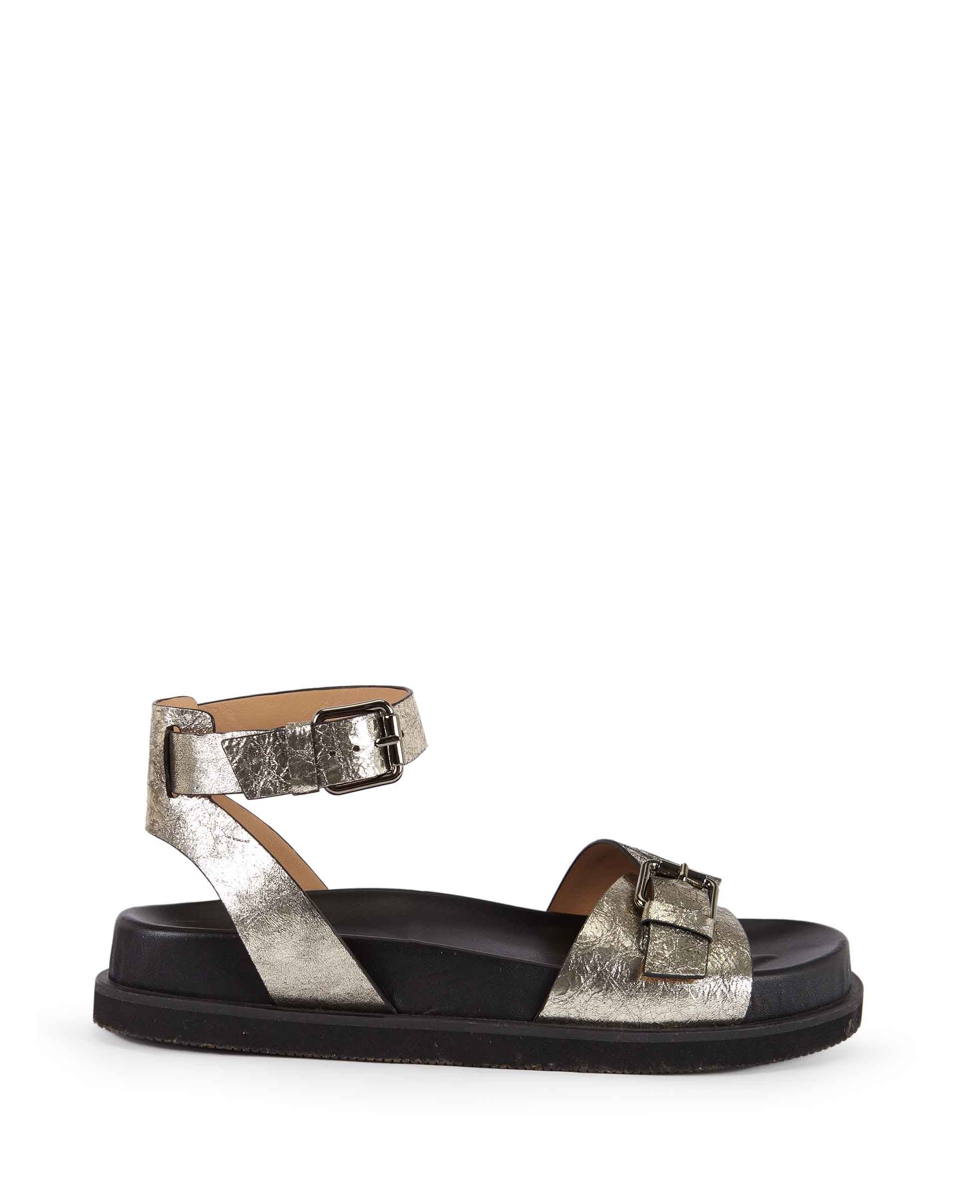 KIMA | Silver leather fussbett - Image 2