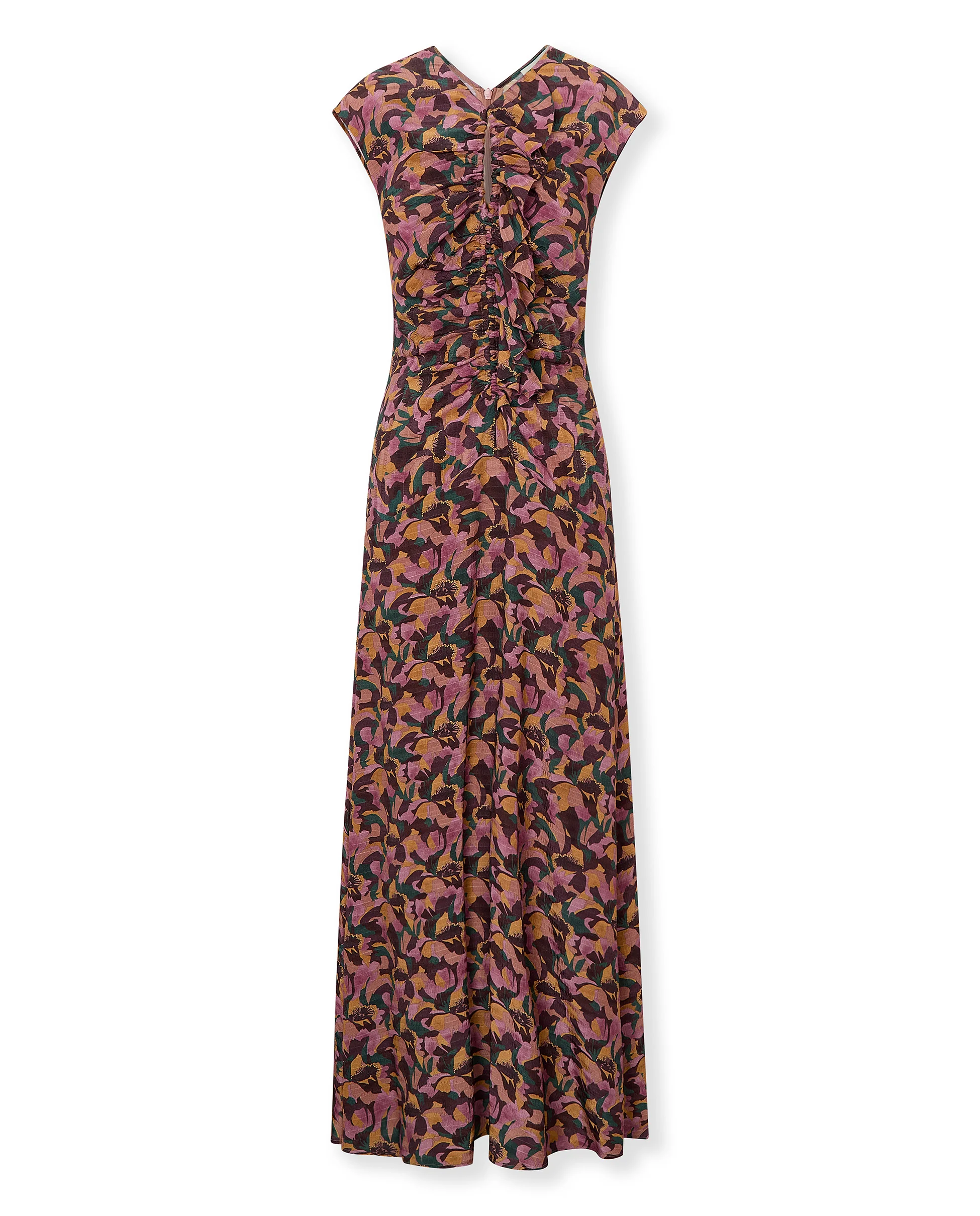 SAACHI | Multi Floral Print Ruffle Dress - Image 6