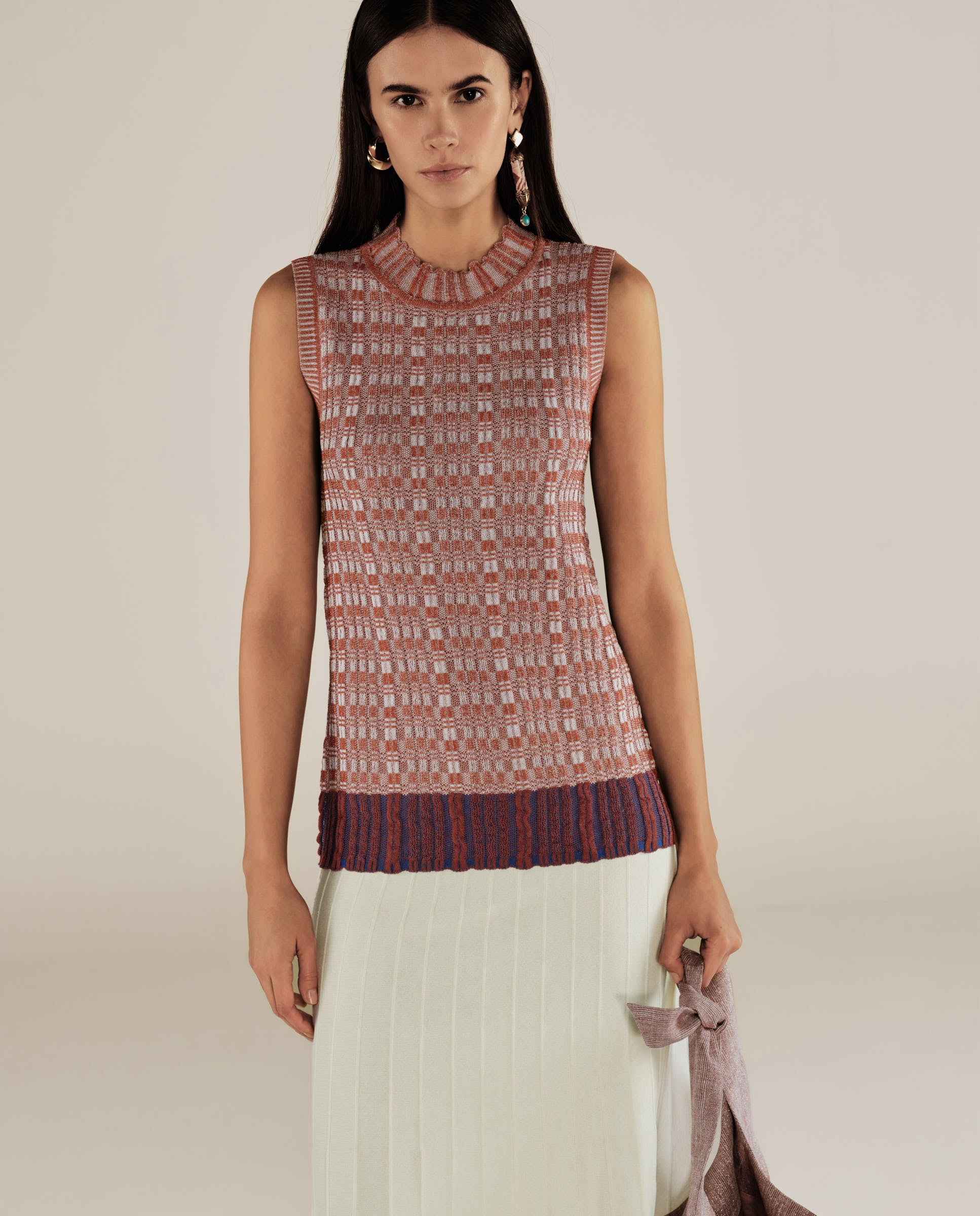UDUKU | Multicoloured Knitted Midi Dress - Image 3